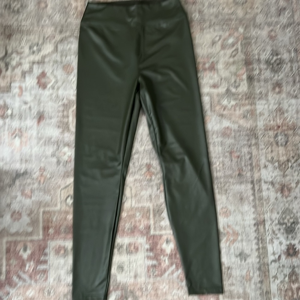 Offline by Aerie; faux leather leggings